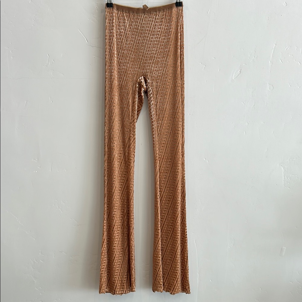 Skims Velvet Flare Logo Pant
